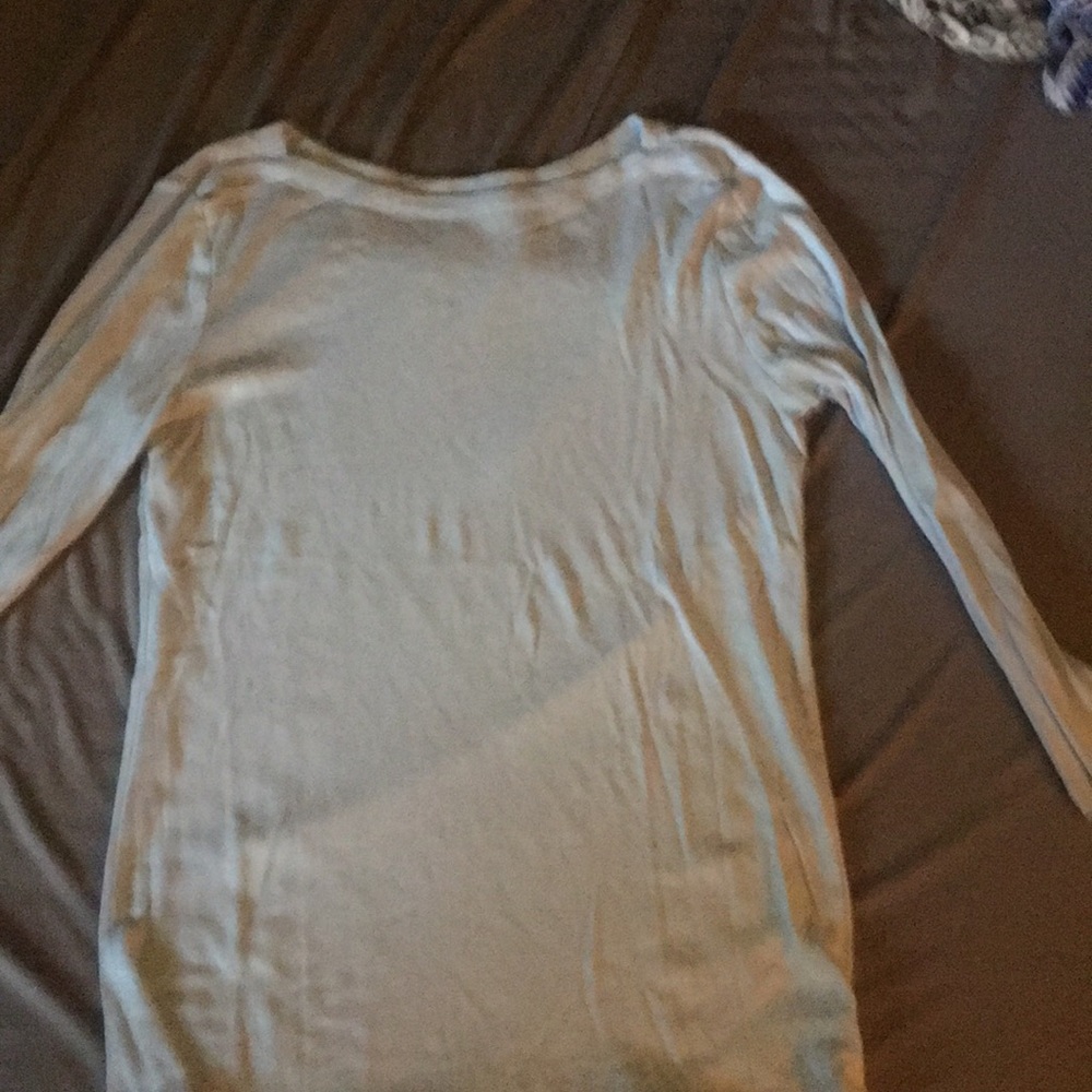 Light blue 3/4 sleeve tee